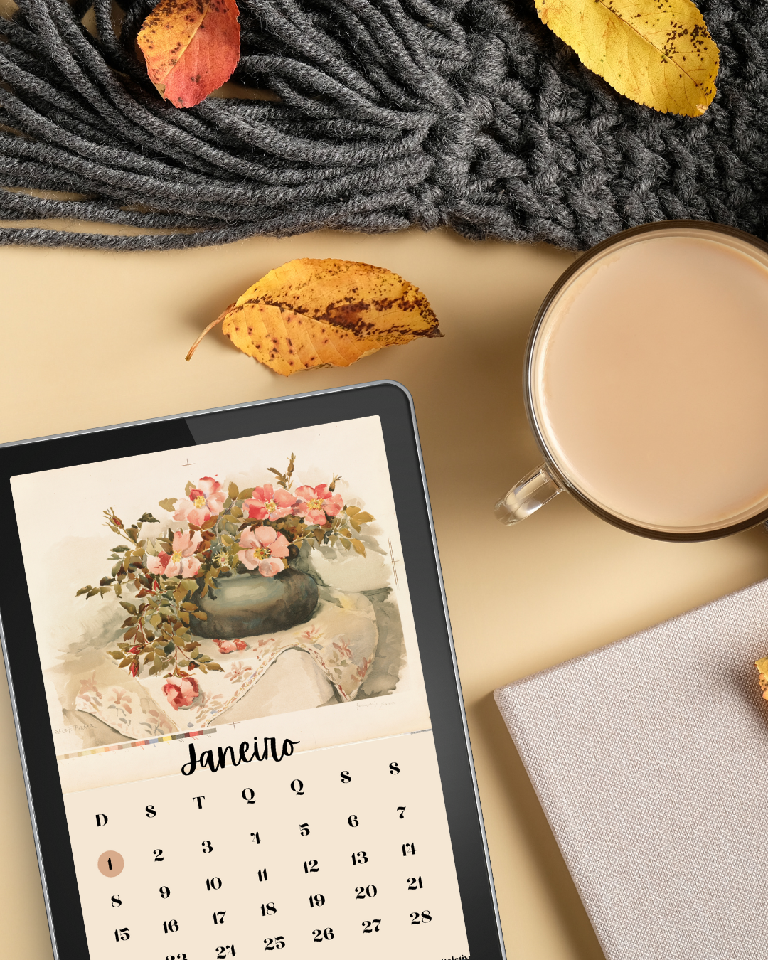 capa post calendário 2023 para clube de leitura coletivo da retipatia